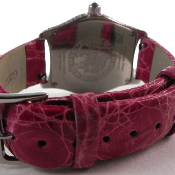 Pink Sapphire Diamond 4.50 Tcw Unisex Luxury Watch main image 7